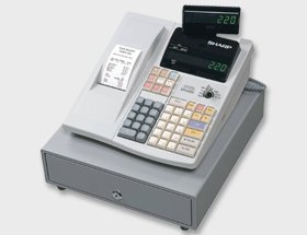 Sharp cash registers,Sharp epos, till, Stock control